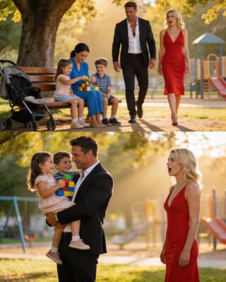 The Mafia Boss Walks In The Park With His Fiancée — Then He Is Shocked To See His Ex With Triplets
