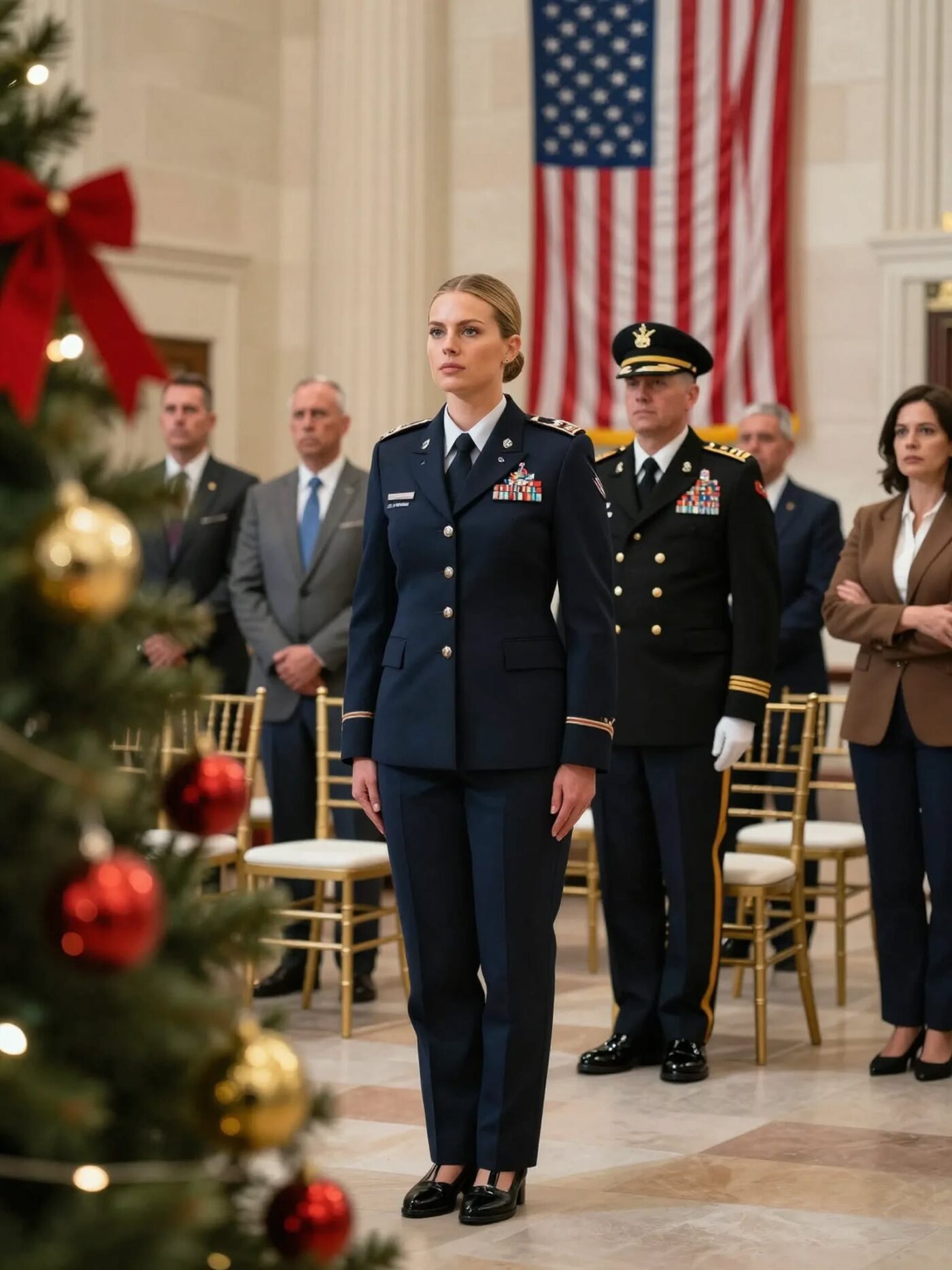 “She’s not even on the list,” my brother laughed. Then the General turned and said: “Admiral Hayes – front row.” My family froze. And my brother’s hand started to tremble… The truth hit hard…