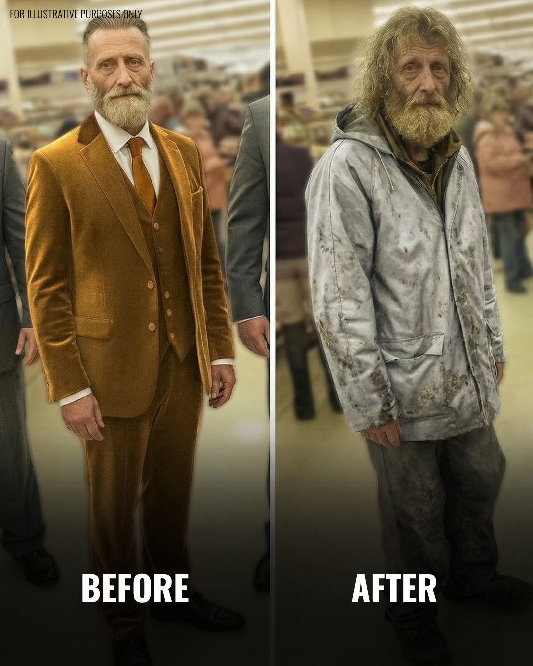 I Disguised Myself as Homeless and Walked Into a Huge Supermarket to Choose My Heir