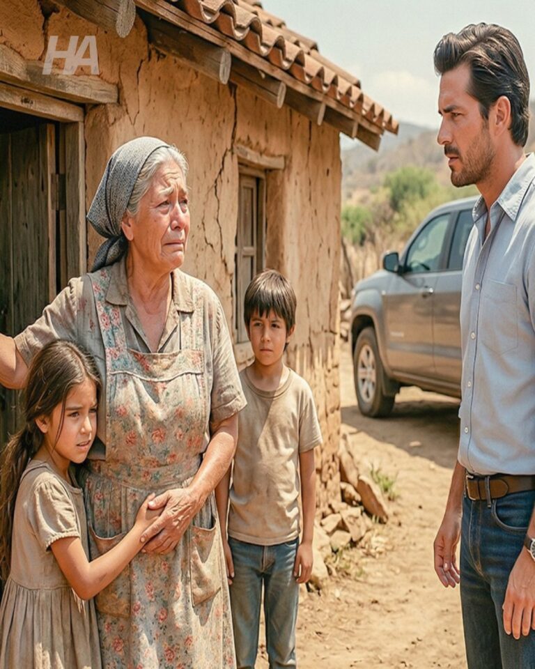 HE CAME HOME AFTER 9 YEARS READY TO SAVE HIS MOTHER… THEN SAW THE TWO CHILDREN CLINGING TO HER SKIRT AND REALIZED HE HAD NEVER REALLY LEFT ALONE