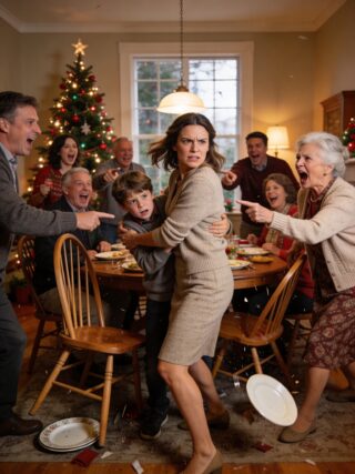 At Christmas Dinner, My Son Reached For A Cookie. My Mom S.lapp.ed His Hand Away And Said, “Those Are For The Good Grandkids. NOT FOR YOU.” The Room Laughed. I Got Up, Grabbed His Coat, And We Left Without A Word. At 11:47 PM, My Dad Texted: “Don’t Forget The Business Loan Payment Tomorrow.” I Just Replied..