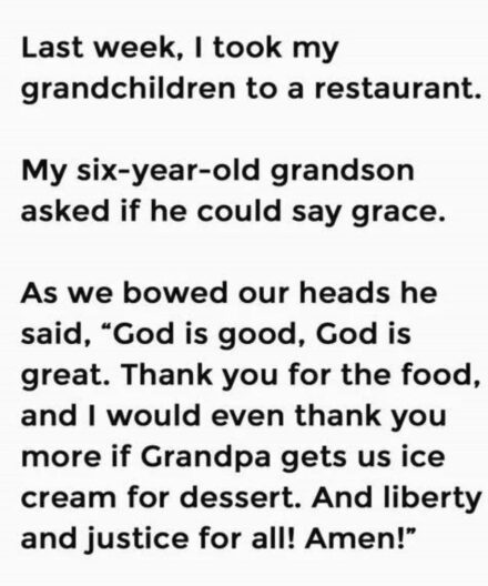 This message is dedicated to every grandfather out there.