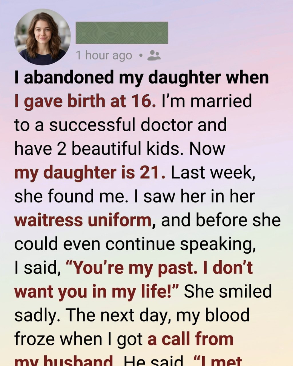 At Sixteen, I Left My Baby Behind — Twenty-One Years Later, She Returned and Became the One Who Saved My Family