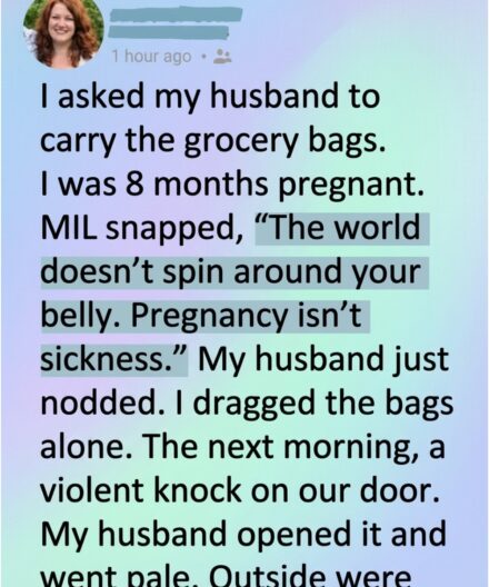 A surprising conversation within the family changed the way everyone understood my pregnancy.