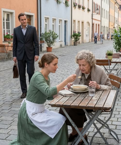 A simple act — a waitress feeding an elderly woman with Parkinson’s — caught a billionaire’s eye and sparked something no one expected.