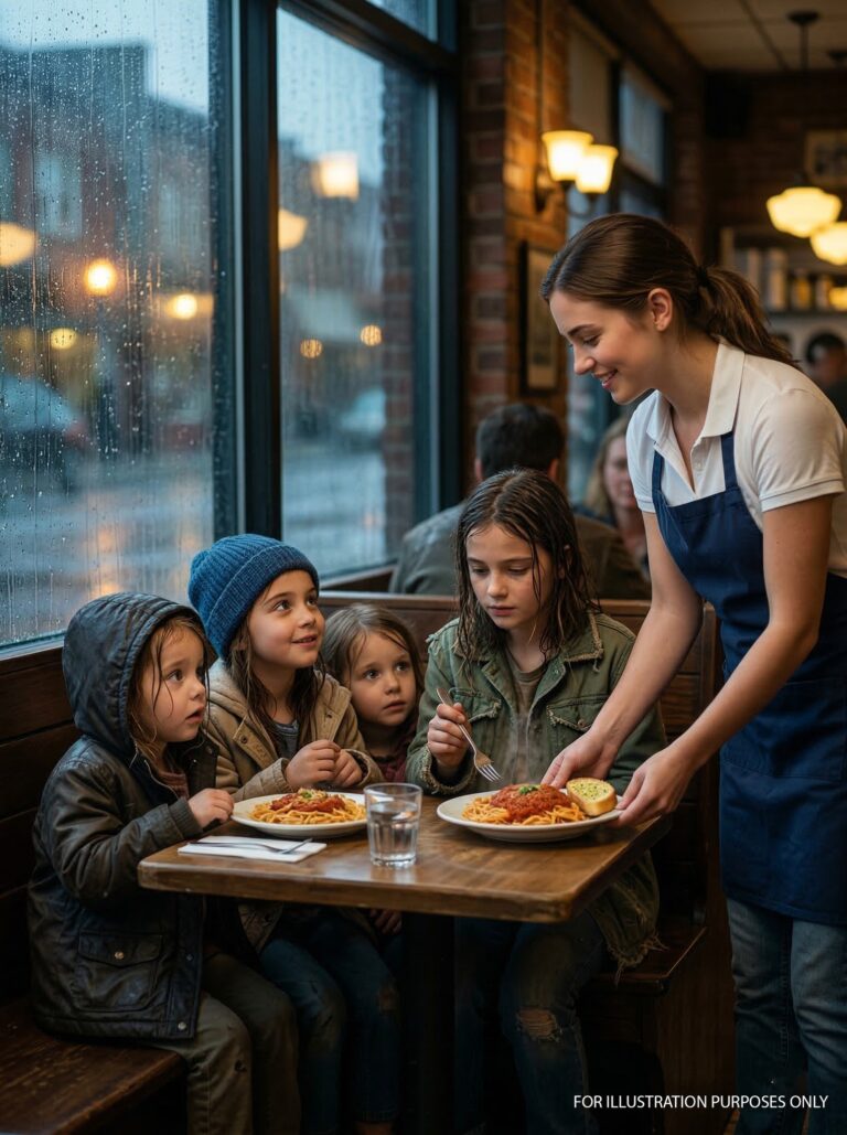 A Kind Waitress Gave Food To Four Hungry Orphans — Many Years Later, They Came Back With A Gift That Transformed Her Life Forever