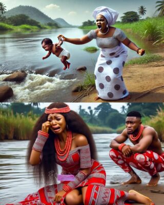 Ev1l stepmom throw new born baby into the river unaware she is the daughter of the river goddess