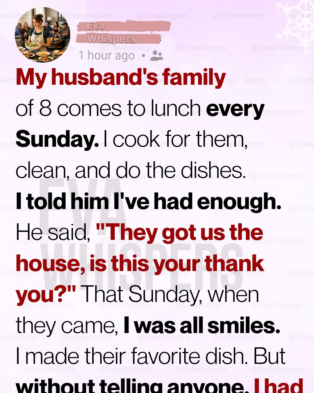 His Family Treated Me Like a Maid Every Sunday—So I Gave Them a Lesson They’ll Never Forget