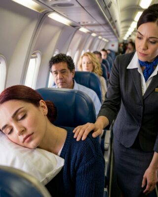 She Was Sleeping in 8A — When the Captain Asked if Any Combat Pilots Were on Board