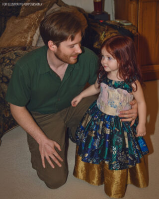 I Sewed My Daughter a Dress for Her Kindergarten Graduation from My Late Wife’s Silk Handkerchiefs – A Rich Classmate’s Mom Called Me ‘Pathetic’, but What Happened Next the Whole Town Would Never Forget