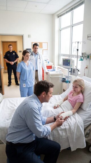 A Widowed Father Rushed to the Hospital After an Urgent Call Said His 8-Year-Old Daughter Was in Critical Condition — But When He Finally Sat Beside Her Bed, Her Weak Whisper Revealed the Secret Fear She Had Been Forced to Hide Inside Their Own Home