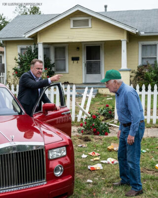 Rich Man Refused to Fix My Fence After Crashing His Rolls-Royce Into It – What I Found in My Yard the Next Day Left Me Speechless