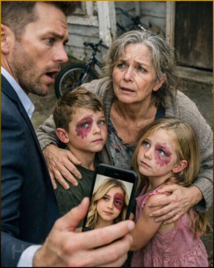 HE CAME HOME AS THE MILLIONAIRE IN A LUXURY SUV AFTER 9 YEARS GONE… THEN FROZE WHEN HE to discover his mother is raising two children with a GENETIC BIRTHMARKS he never knew about!