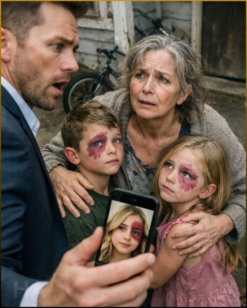 HE CAME HOME AS THE MILLIONAIRE IN A LUXURY SUV AFTER 9 YEARS GONE… THEN FROZE WHEN HE to discover his mother is raising two children with a GENETIC BIRTHMARKS he never knew about!