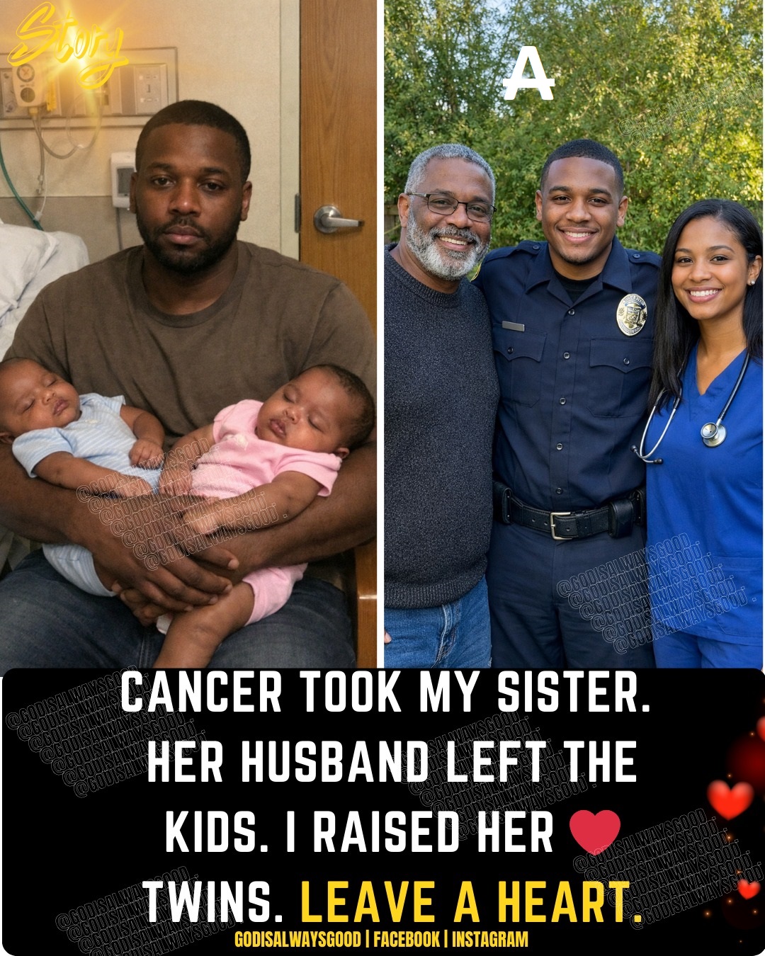 “After Cancer Took My Sister… I Became the Father Her Twins Never Had”