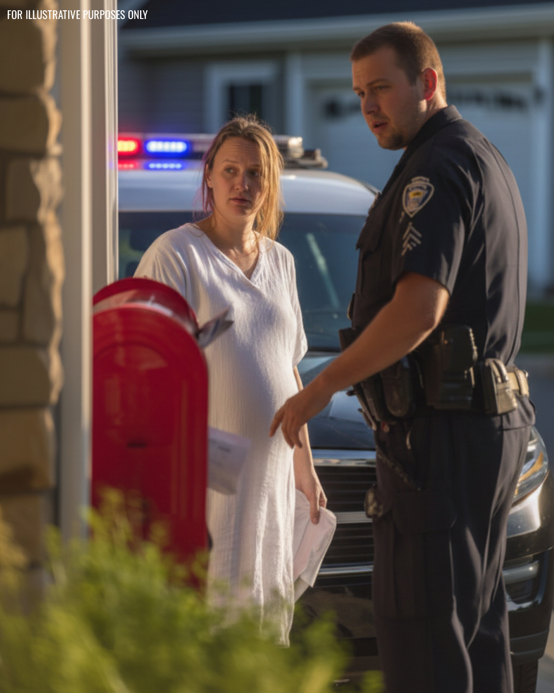 I Mowed the Lawn for the 82-Year-Old Widow Next Door – The Next Morning, a Sheriff Woke Me up with a Request That Made My Blood Run Cold