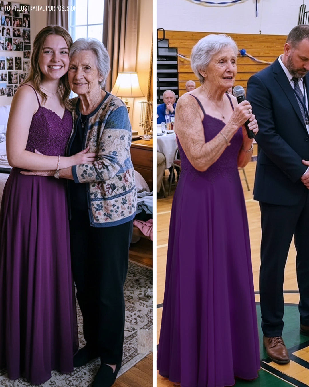 I Wore My Late Granddaughter’s Prom Dress to Her Prom – But What She Hid Inside Made Me Grab the Mic