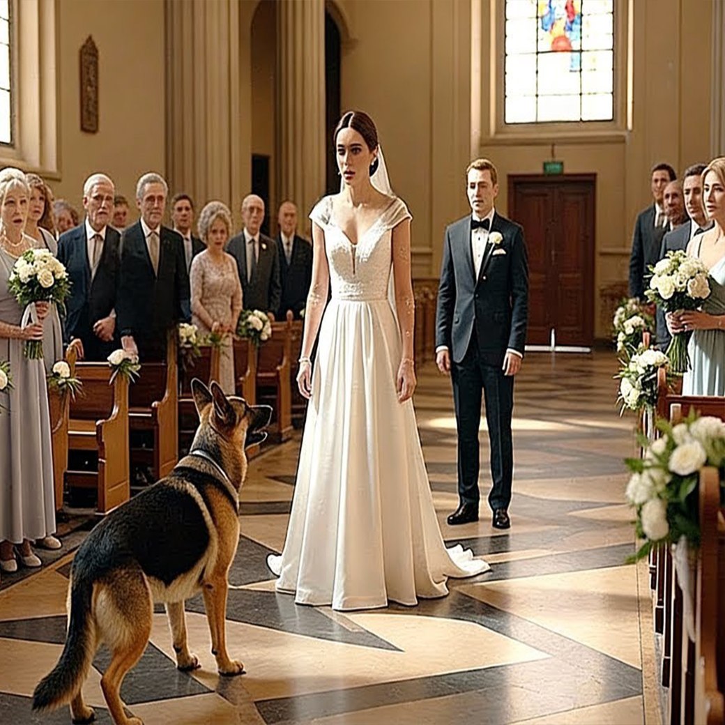 On Her Wedding Day, Her Police Dog Blocked Her Path—Then She Discovered the Heartbreaking Truth…