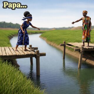 He Took His Blind Daughter To A Bridge, What Happened Next Shocked The Village…