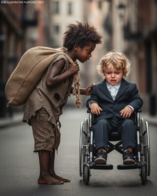 ‘Give me your wheelchair and you’ll walk’—The boy in the wheelchair began to cry… An hour later