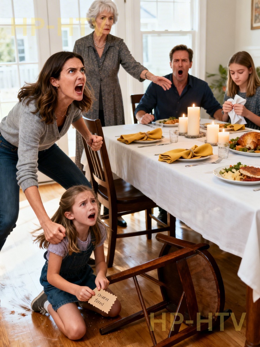 My Mother Shoved My Eight-Year-Old Off Her Chair at Thanksgiving and Told Her She “Wasn’t Family”—That Was the Moment Everything Broke