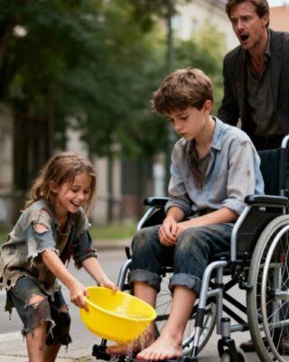 “Adopt Me—I Can Heal Your Son,” A Homeless Girl Begged a Millionaire. He Laughed, but When She Touch His Son’s, everything changed…