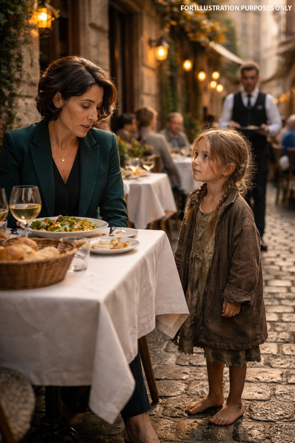 A Homeless Girl Asked A Millionaire, “May I Have Your Leftovers?” — And That Simple Request Changed Everything