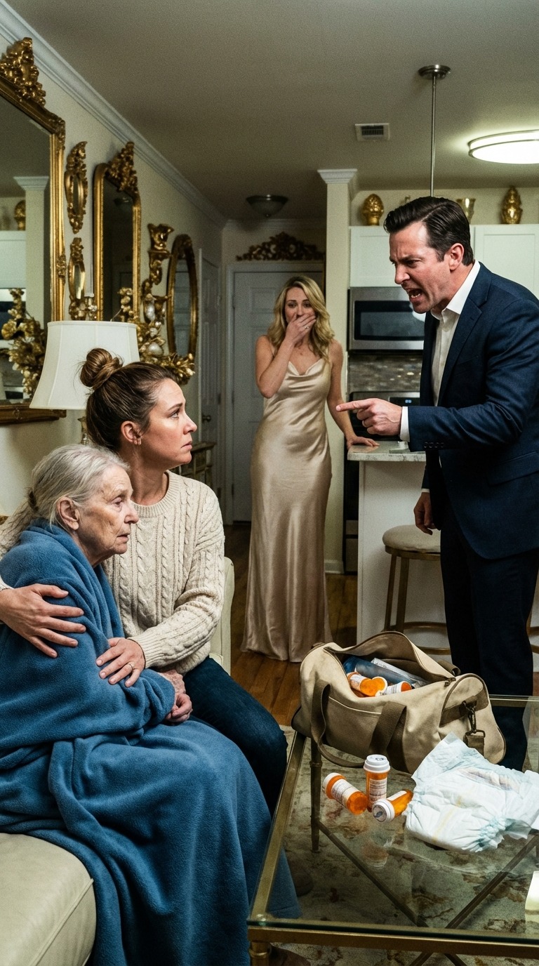 “You told me she was in a luxury care facility!” his mistress gasped in horror. I just smiled, wheeling his paralyzed mother and a bag of adult diapers right into the middle of their love nest. For seven grueling years, I spoon-fed my mother-in-law while my husband secretly drained her pension to fund his double life. He thought he could just walk away scot-free. But wait until he hears the devastating secret hidden in his mother’s final will…