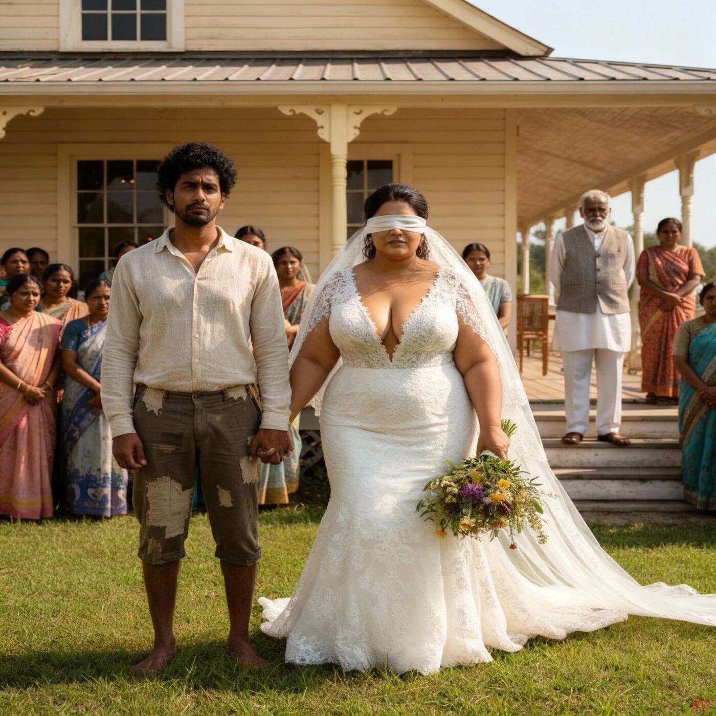 “The father married off his daughter, who was blind from birth, to a beggar — and what happened afterward surprised many people.”