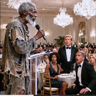 He Invited an Old Beggar to His Gala as a Joke, The Beggar Took the Mic and said this