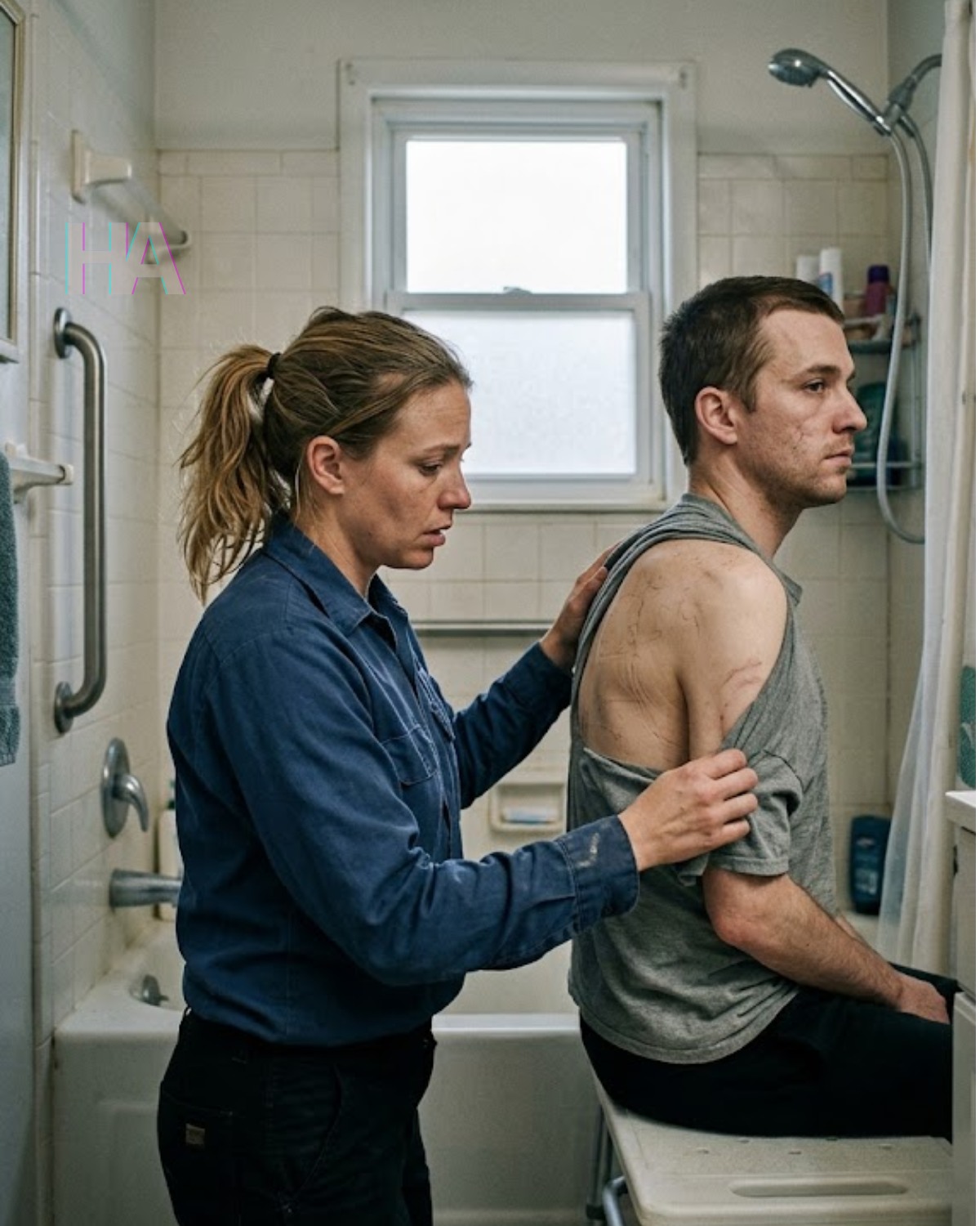 You Were Bathing Your Paralyzed Brother-in-Law When You Saw the Scars on His Back… And Realized Your Husband Had Built Your Marriage on the One Secret in That Room That Could Destroy Him