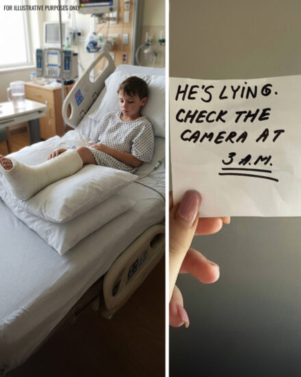 I Went to the Hospital to Care for My Son After He Broke His Leg – Then the Nurse Slipped Me a Note, ‘He’s Lying. Check the Camera at 3 a.m.’