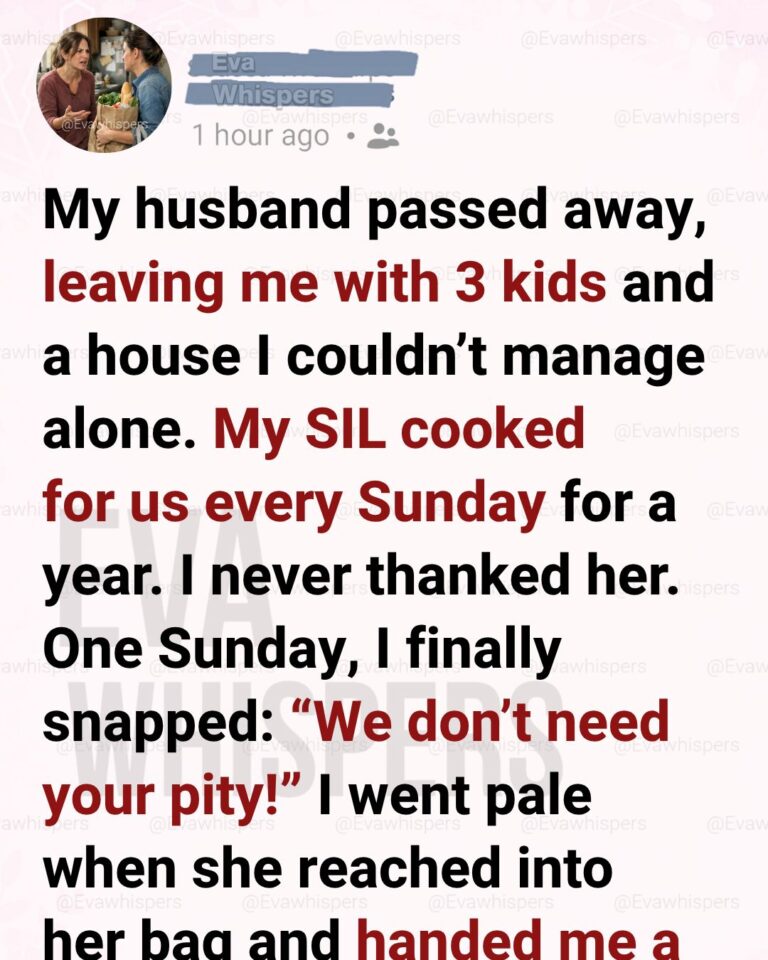 I Told My Sister-in-Law to Stop ‘Pitying’ Us—What She Gave Me Next Broke Me