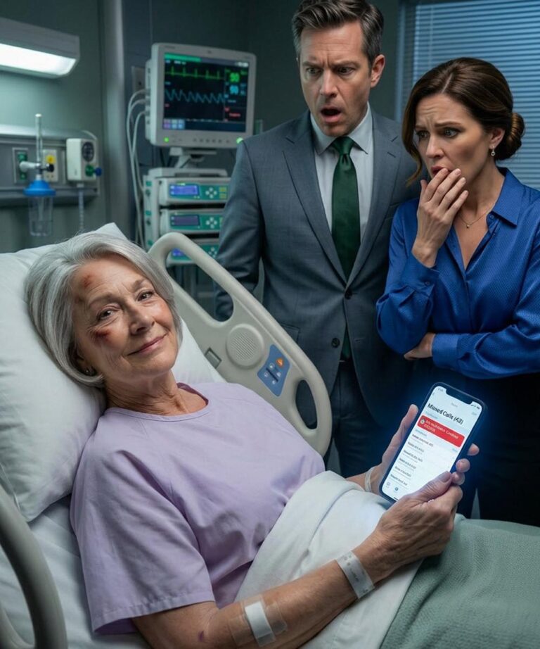 I lay in that hospital bed, br:uised and barely able to move, when my son looked me in the eye and said, ‘We can’t take care of you, Mom. Our vacation comes first.’ I smiled, hired a private nurse, and canceled the $6,000 I sent them every month. Hours later, my phone showed 87 missed calls. That was the moment they realized I wasn’t the helpless one after all…