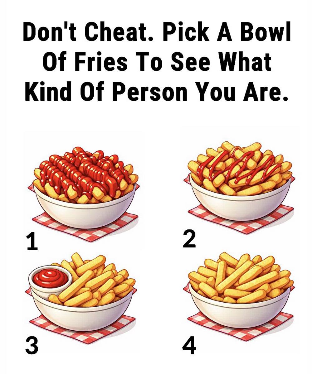 Pick A Bowl Of Fries To See What Kind Of Person You Are.