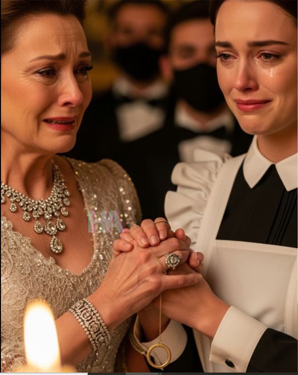 WHEN THE ICE-QUEEN BILLIONAIRE SAW THE MAID’S NECKLACE, SHE SCREAMED, “THAT BELONGED TO MY DAUGHTER!”… BUT YOUR ANSWER MADE THE WHOLE ROOM GO SILENT