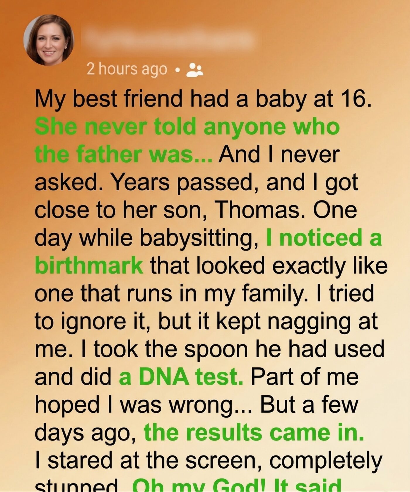 How Could My Friend’s Son Have My Family’s Unique Birthmark? The Truth Turned Out Far More Twisted Than I Ever Imagined