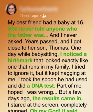 How Could My Friend’s Son Have My Family’s Unique Birthmark? The Truth Turned Out Far More Twisted Than I Ever Imagined