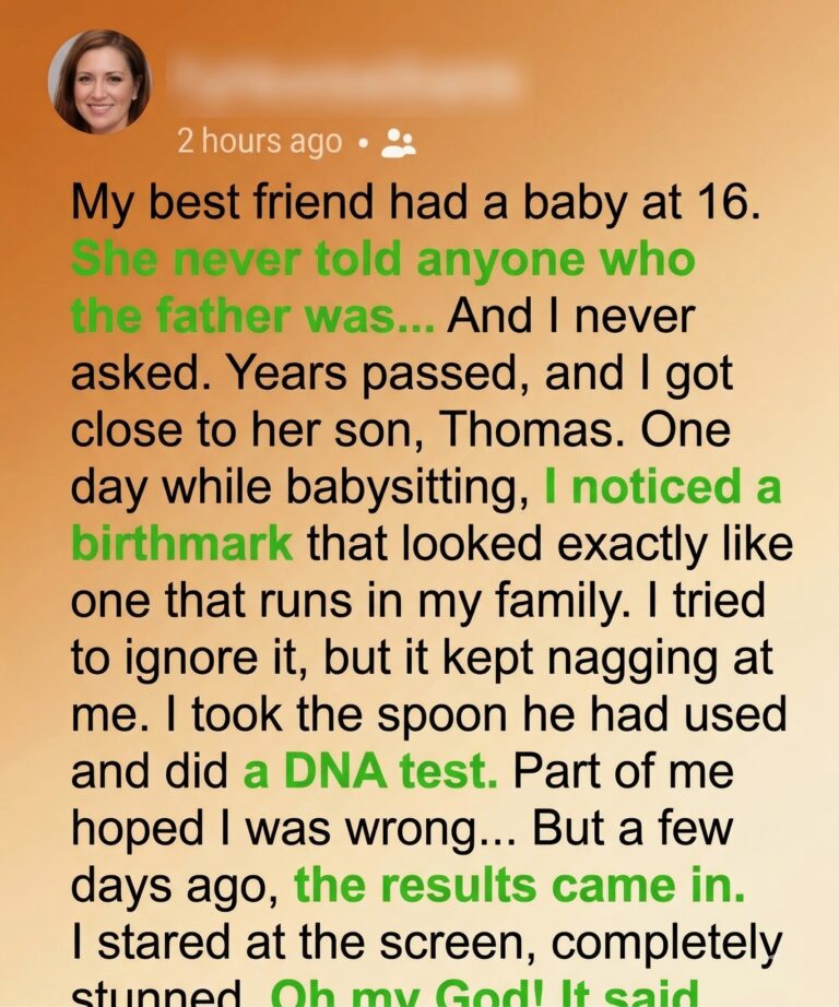 How Could My Friend’s Son Have My Family’s Unique Birthmark? The Truth Turned Out Far More Twisted Than I Ever Imagined