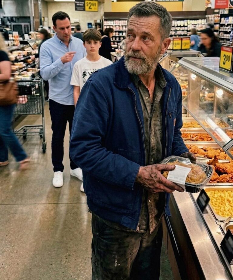 A Man Pointed at My Grease-Stained Hands and Told His Son I Was a Failure – Just Moments Later, His Son’s View of Me Changed Completely