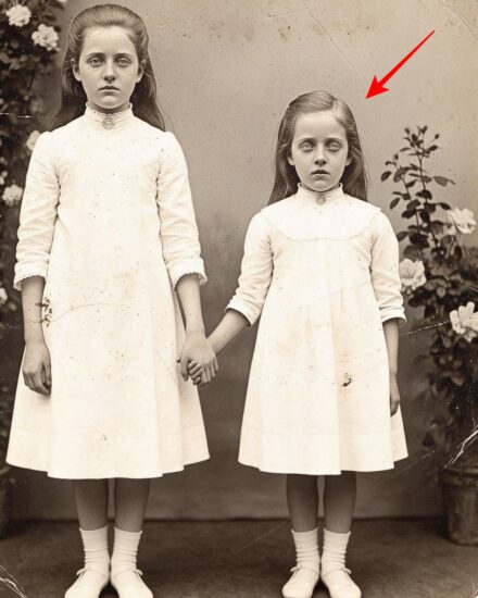 This 1895 Photo of a Girl Holding Her Sister’s Hand Seemed Normal — Until Restoration Revealed