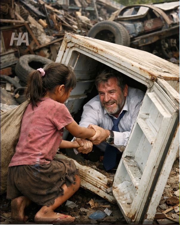 AN 8-YEAR-OLD SCRAP GIRL OPENED AN ABANDONED FRIDGE… AND FOUND A BILLIONAIRE LEFT THERE TO DIE