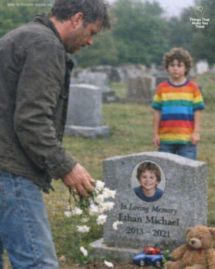 I Visited My Son’s Grave on His Birthday—Then a Little Boy Wearing His Buried Shirt Said, “He Gave This to Me Yesterday”