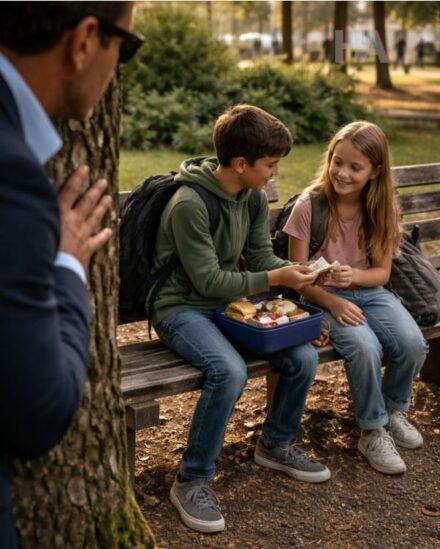 BUT WHAT HE FOUND ON A PARK BENCH BLEW OPEN A SECRET THAT COULD DESTROY TWO FAMILIES