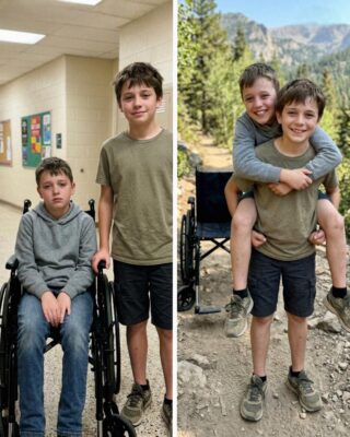 My 12-Year-Old Son Carried His Wheelchair-Bound Friend on His Back During a Camping Trip So He Wouldn’t Feel Left Out – The Next Day, the Principal Called Me and Said, ‘You Need to Rush to School Now’