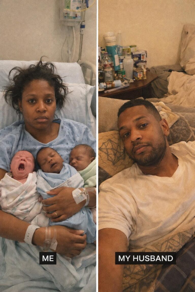 I Came Home With Newborn Triplets… and My Husband Was Angry About the Mess