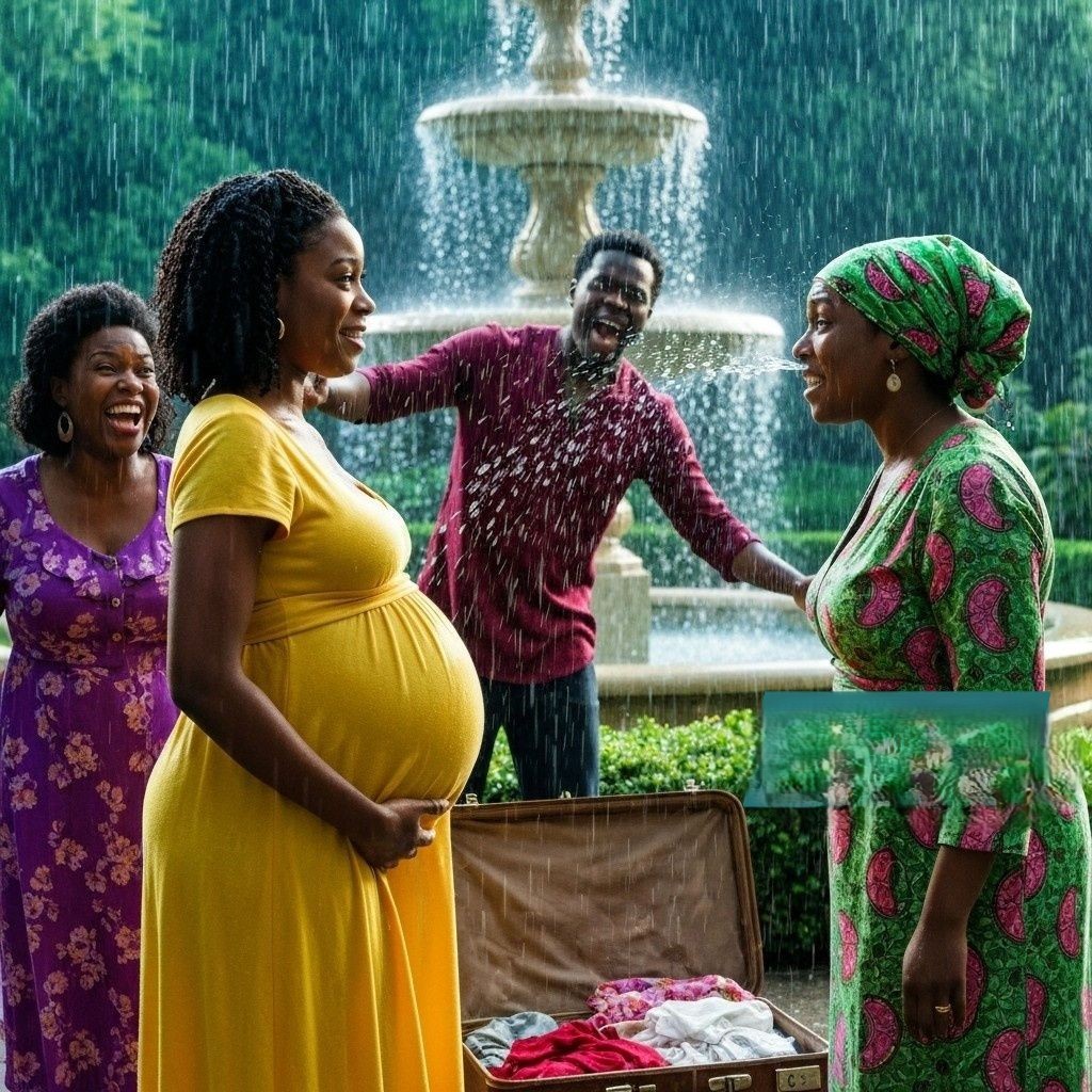 A Moment of Joy and Connection in the Rain