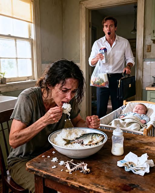 Je verse 25 000 dollars par mois à ma mère pour qu’elle prenne soin de ma femme après son accouchement. Mais un jour, rentré plus tôt que prévu, je l’ai surprise en train de manger en cachette un bol de riz avarié mélangé à des têtes et des arêtes de poisson. La suite fut encore plus terrifiante…