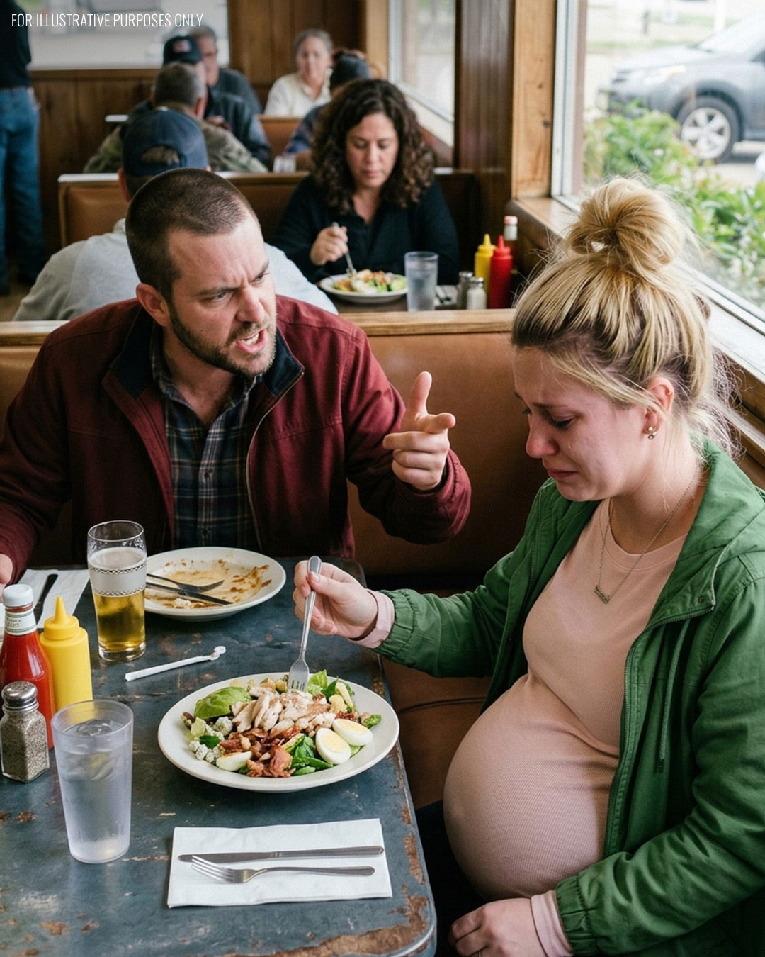 The Father of My Twins Mocked Me for Ordering a $5 Cobb Salad – I Stayed Quiet but Karma Acted