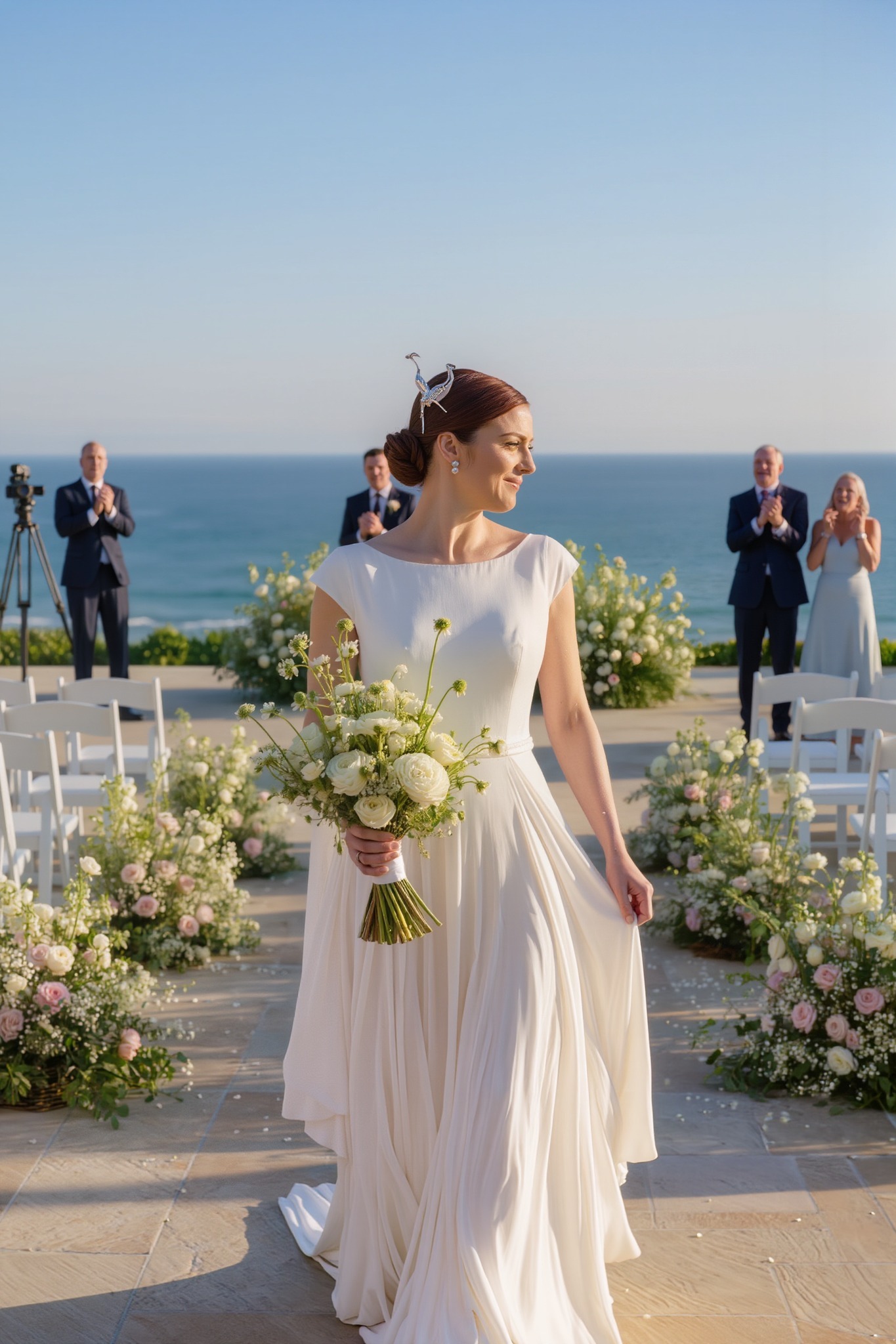 My parents tossed my wedding invitation straight into the trash and told me not to embarrass myself, but the morning they saw me walking alone down the aisle at a $40 million Malibu estate, with cameras catching every second, they finally understood the daughter they treated like an afterthought had built a life too big for them to ignore.
